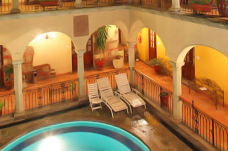 mexico - oaxaca - hotel casantica_pool_01
