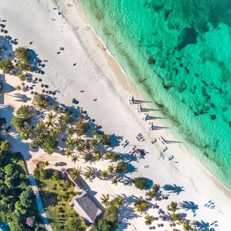 Beach From Directly Above