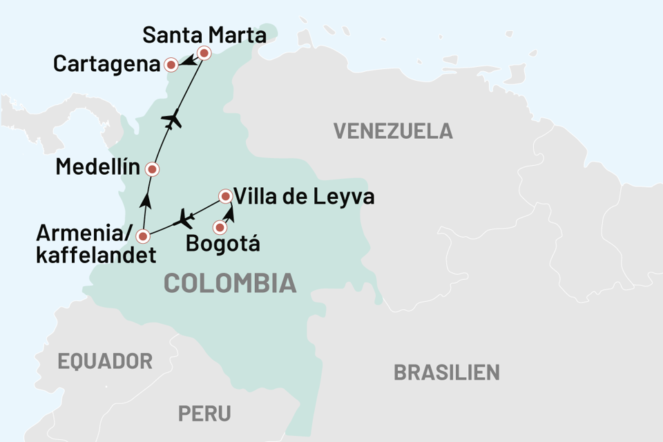 colombia - Colombias hoejdepunkter