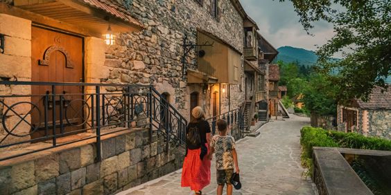 Armenia Dilijan Old Town Narrow Street