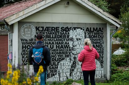 Norge Hurtigruten Sign Træna Kunst 01