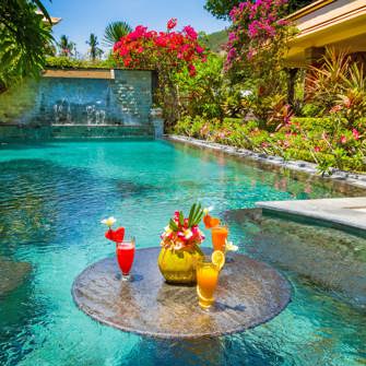 Drinks By The Pool