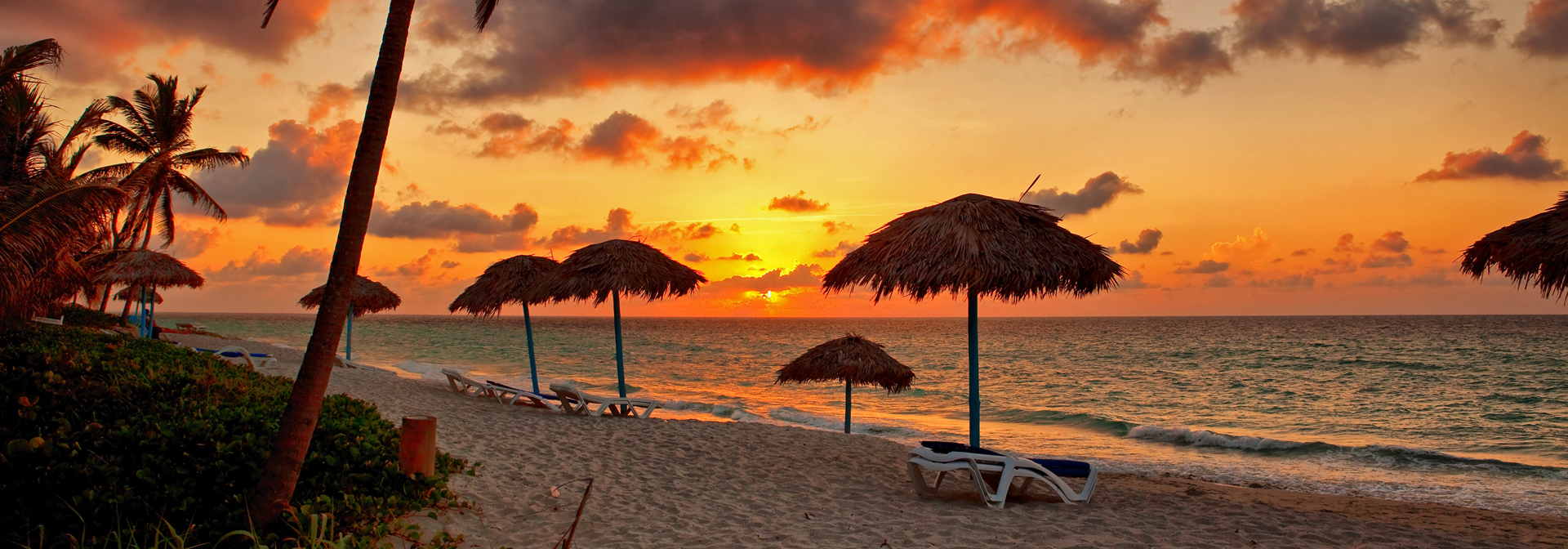 cuba - varadero solnedgang