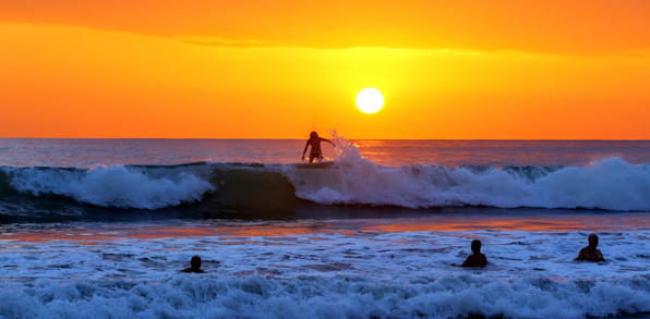 costa rica - hermosa beach_surfer_sunset_01