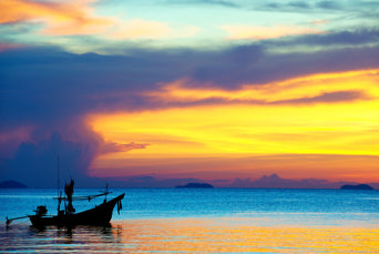thailand - koh_samui_fiskerbaad i solnedgang