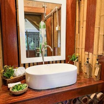 Badeværelse Khao Sok Boutique Camp
