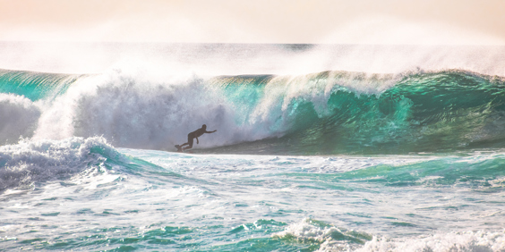 Surfing North Shore Oahu