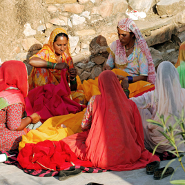Indien - jaipur_befolning_kvinde_01
