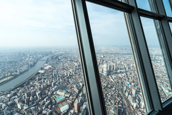 Nyd udsigten fra Skytree.