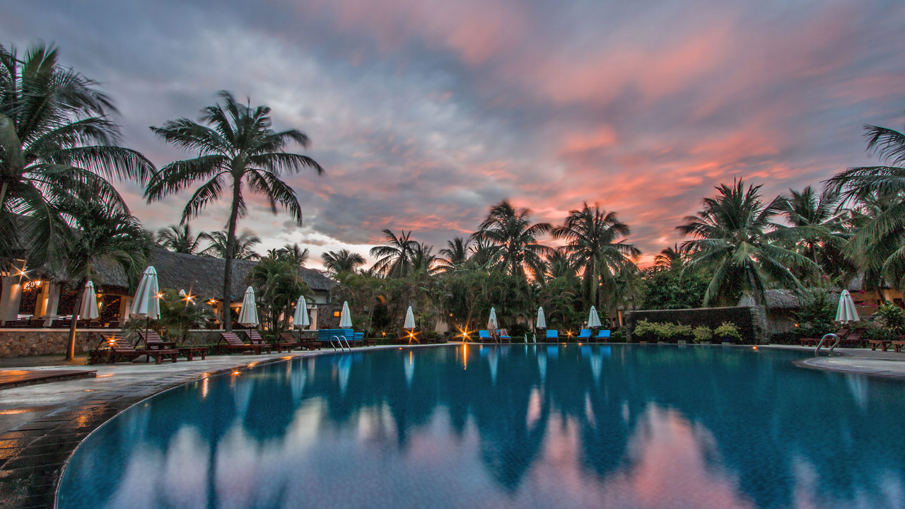 Poolsunset Hdr