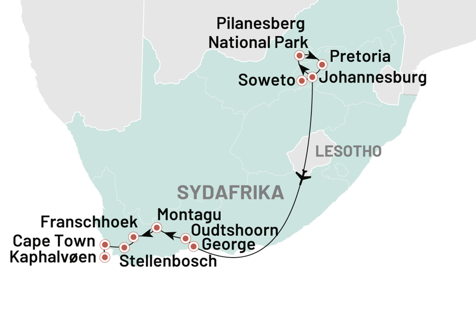 Sydafrika Sydafrikas Sjael