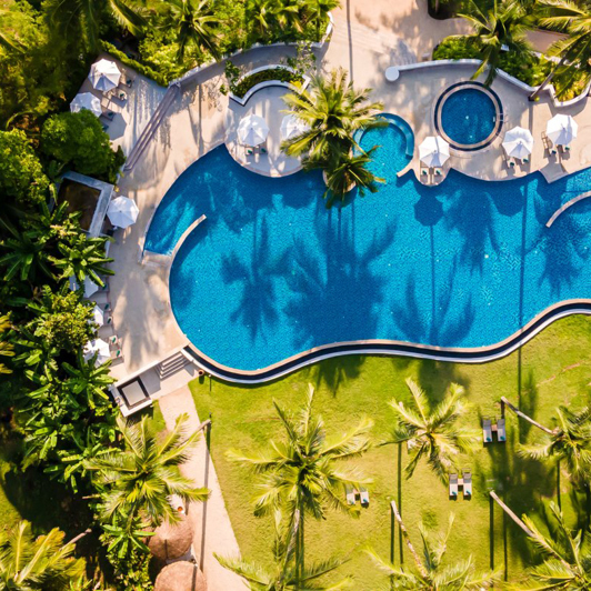 Outrigger Khao Lak Beach Resort Aerial