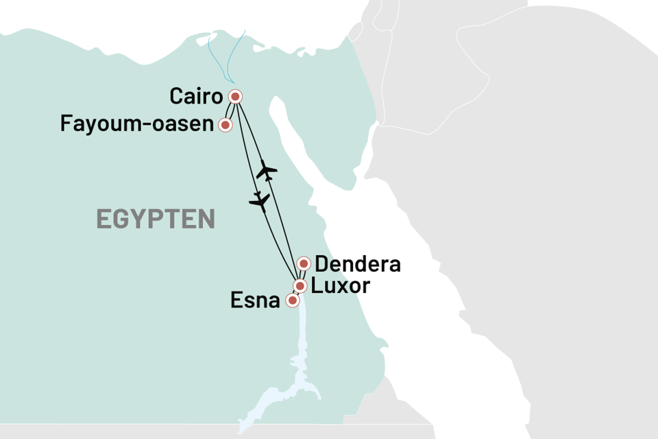 Det evige Egypten - fra Cairo til Luxor