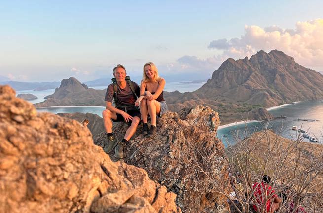 Padar Island Udsigt