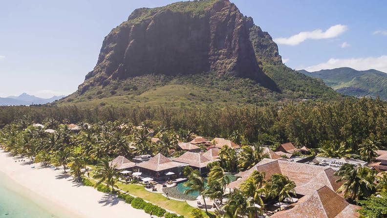 Le Morne Cliff As Background