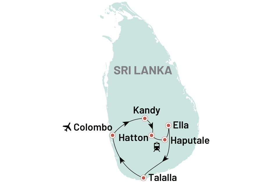 Sri Lanka Vandreferie I Sri Lankas Tehojland