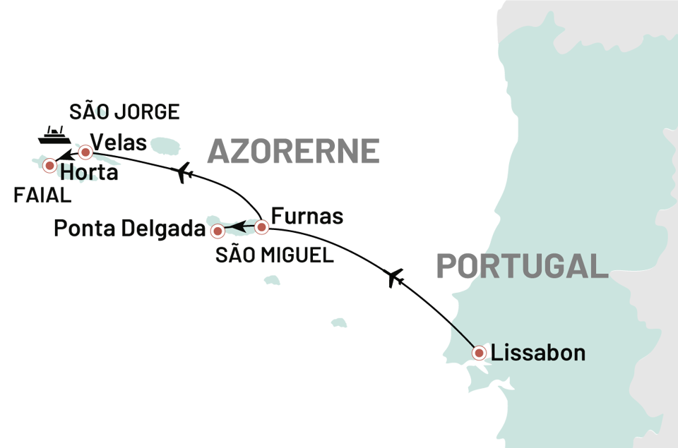 Azorerne Vandring I Azorerne 2025