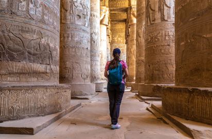 Egypt Luxor Dendera Temple Woman
