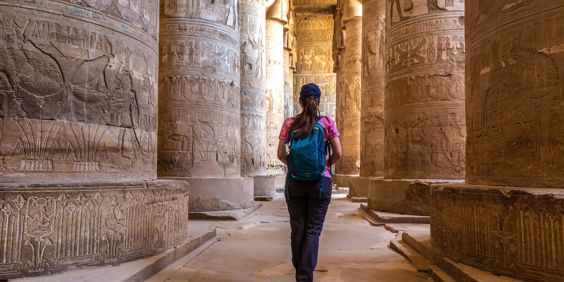 Egypt Luxor Dendera Temple Woman