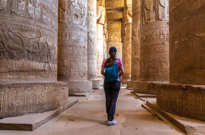 Egypt Luxor Dendera Temple Woman