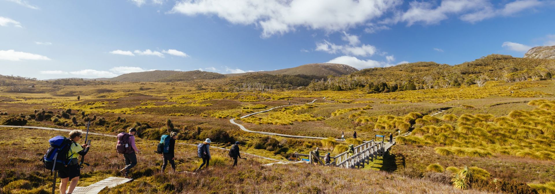 Australien Tasmanien Cradle Mountain Hikers Autumn