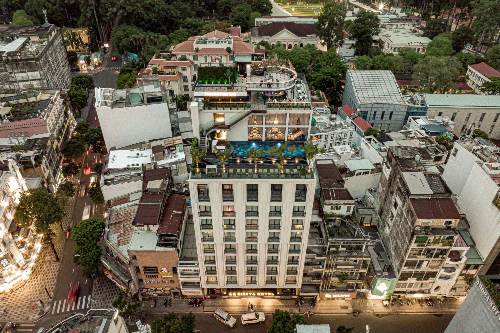 La Siesta Premium Sai Gon Ext Luftbillede