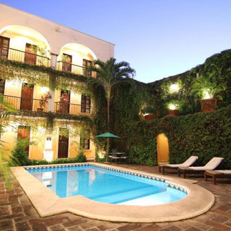 mexico - merida - Hotel Boutique La Misión de Fray Diego_pool_01