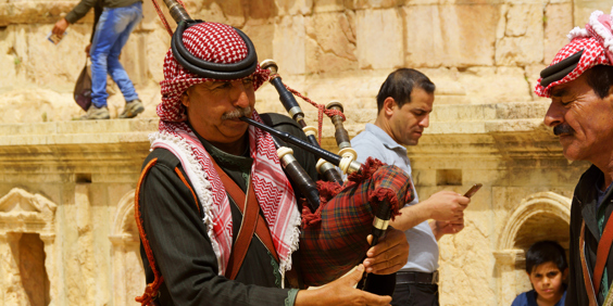 jordan - jerash saekkepibe