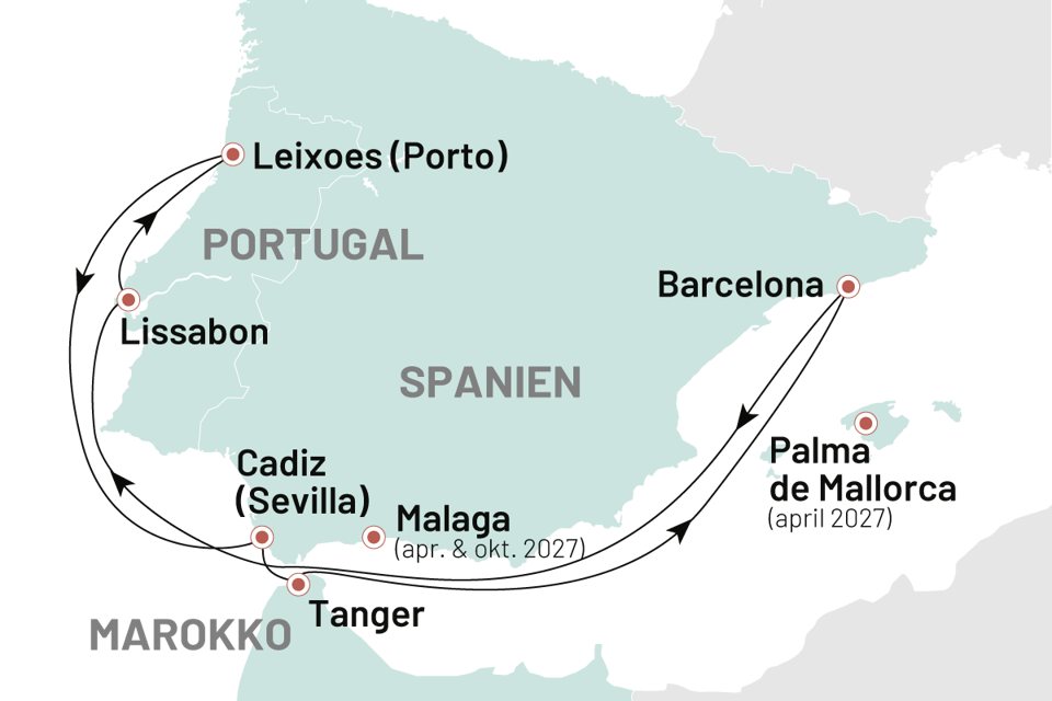 Krydstogter Middelhavs Krydstogt 2027