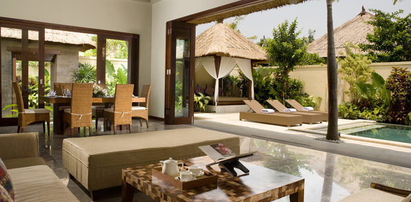 bali - sanur - mahagiri villas sanur three bedrooms living room