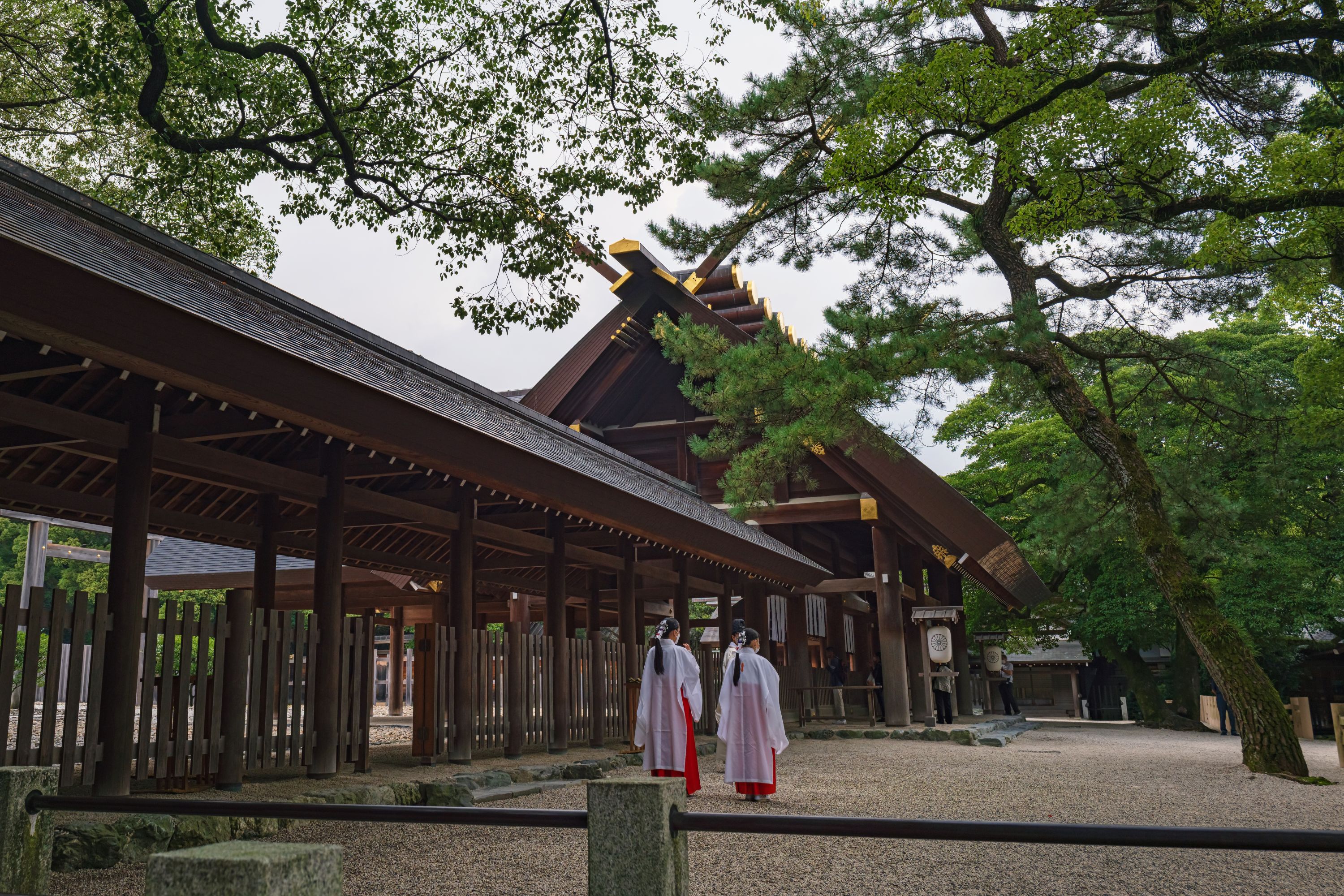 Japan Nagoya Atsuta Shrine People