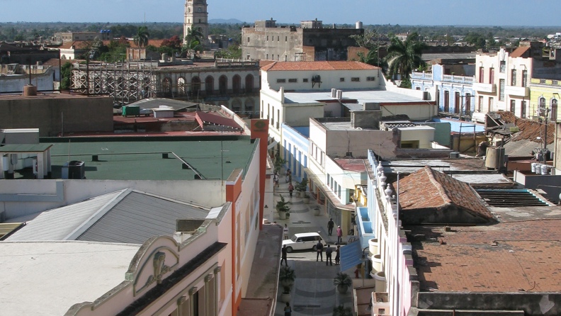 cuba - camaguey - gran hotel camaguey_udsigt fra vaerelse