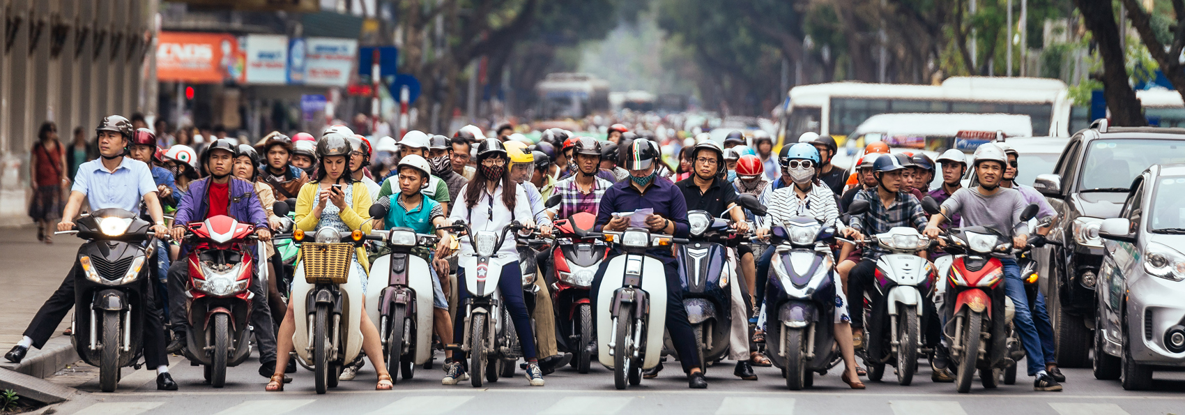 vietnam - hanoi traffik