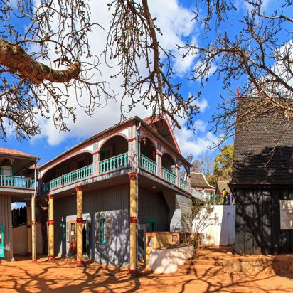 Madagaskar Royal Hill Ambohimanga Palace Mahandrihono Panorama