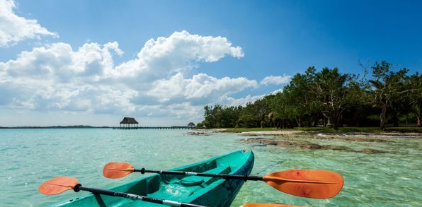 Mexico Bacalar Kayak Lagoon