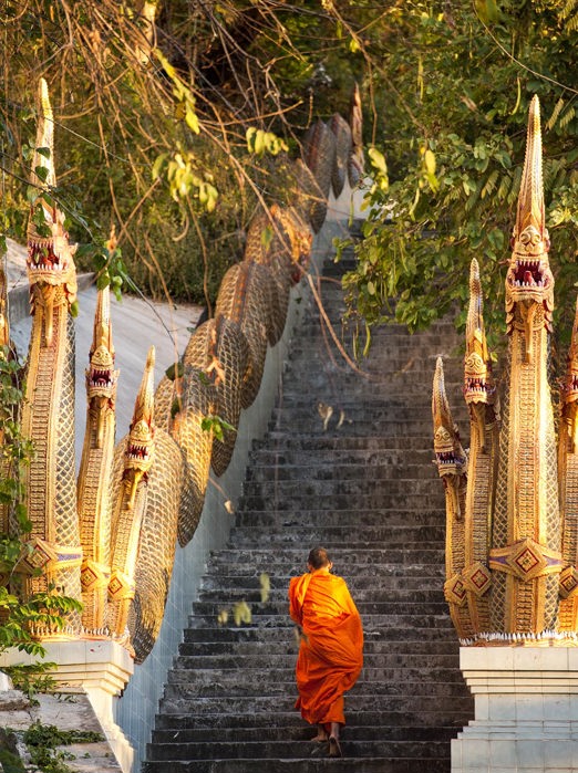 thailand - chiang mai_tempel_trapppe_munk_01_HF