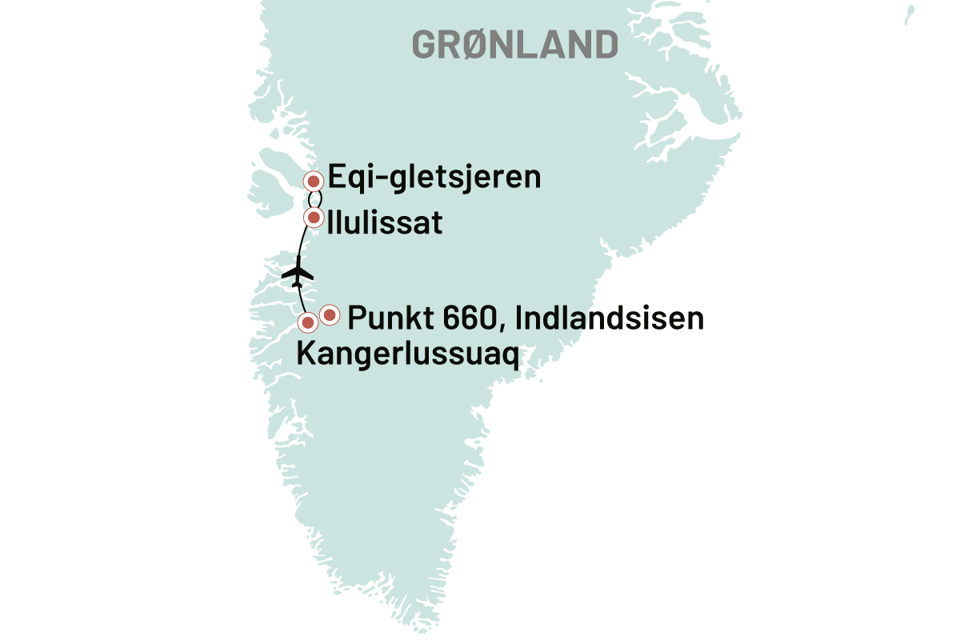 Groenland Sommer I Kangerlussuaq, Ilulissat Og EQI Lodge