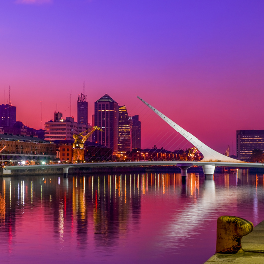 Broen over Rio de la Plata er inspireret af en tangodansers ben