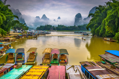 Guilin Li Floden Landsby As 188215713