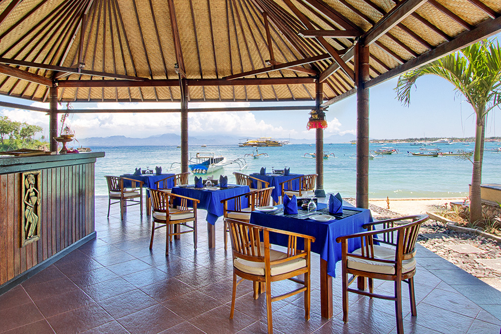bali - lembongan island - bay shore huts_restaurant