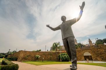 Sydafrika Pretoria Nelson Mandela Statue Union Buildings