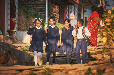 nepal - nepal_befolkning_skoleborn_01