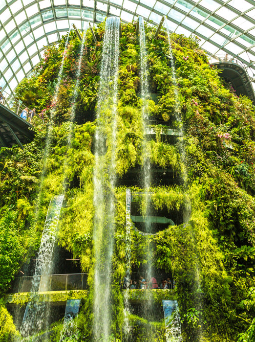 singapore - gardens by the bay_vandfald_01